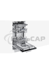 Встраиваемая посудомоечная машина Samsung DW50R4050BB/WT, черный, 45 см, 10 компл., 46 дБ, класс A+