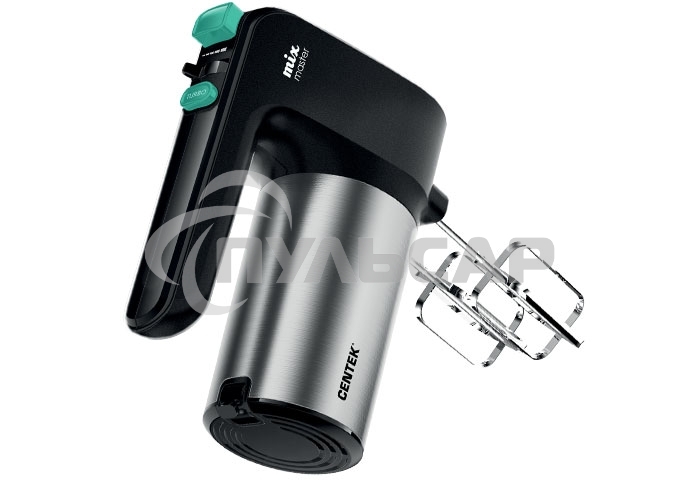 Миксер Centek CT-1123 (черн/сталь)