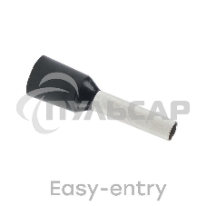 Наконечник штыревой втулочный изол. НШвИ 1.5-8 (уп.50шт) EKF nhvi-1.5-8