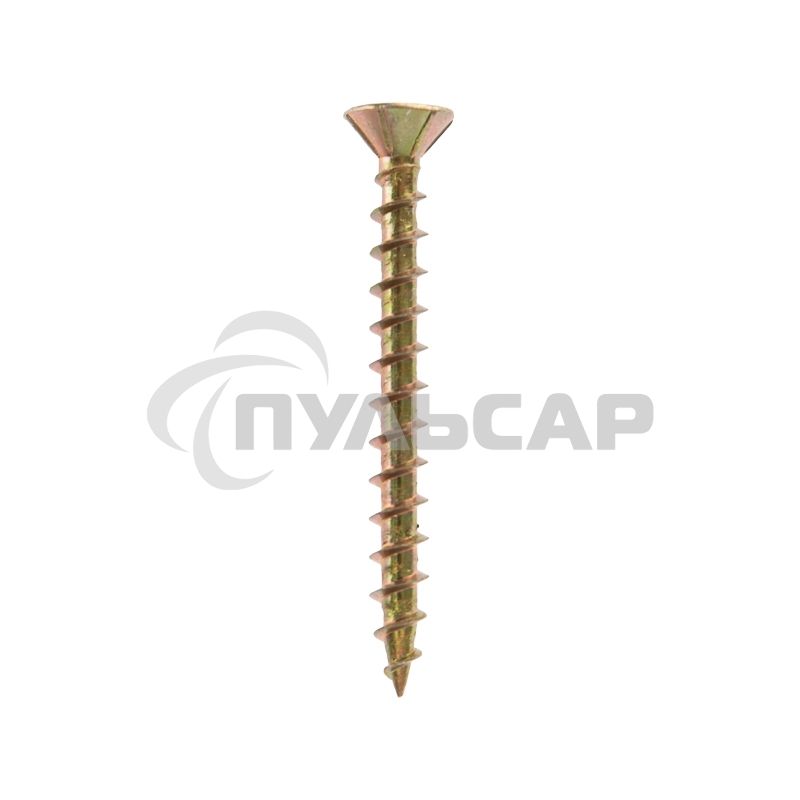 Саморез оконный KRANZ острый, 4.1х40, желтый цинк, упаковка поставщика ( 6 000 шт. )