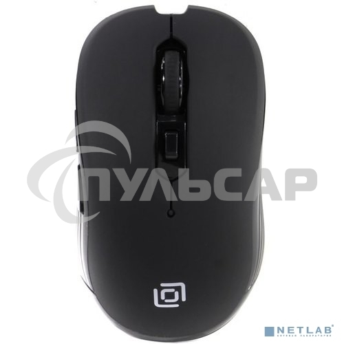 Мышь беспроводная Oklick 610MWC черный, 1600 dpi, радиоканал, USB/USB-C, кнопки - 6