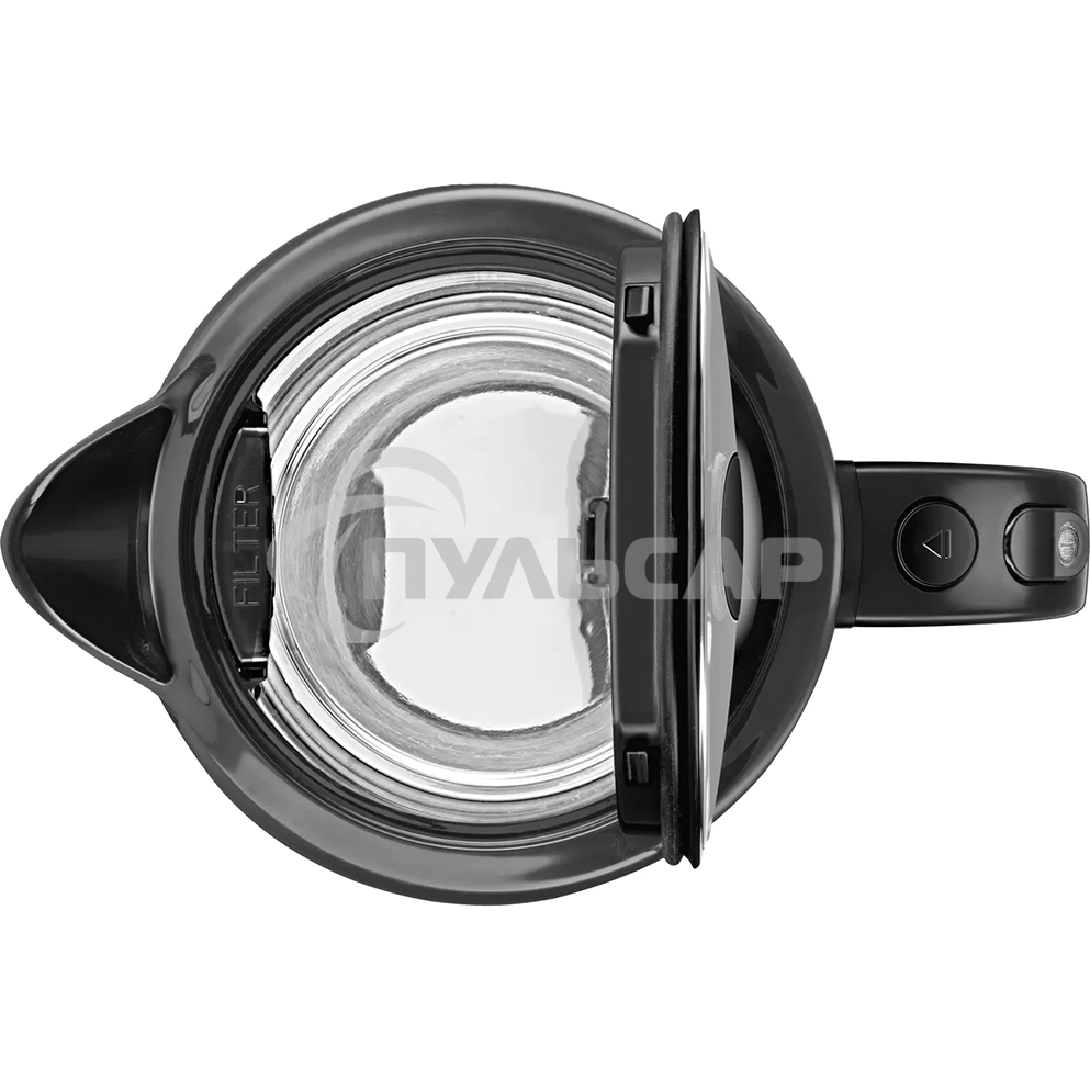 Чайник электрический Bosch TWK70B03 1.7л. 2400Вт черный (корпус: стекло)