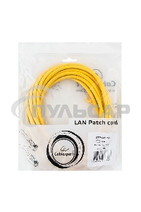 Патч-корд UTP Cablexpert кат.5e, 5м, литой, многожильный (желтый)