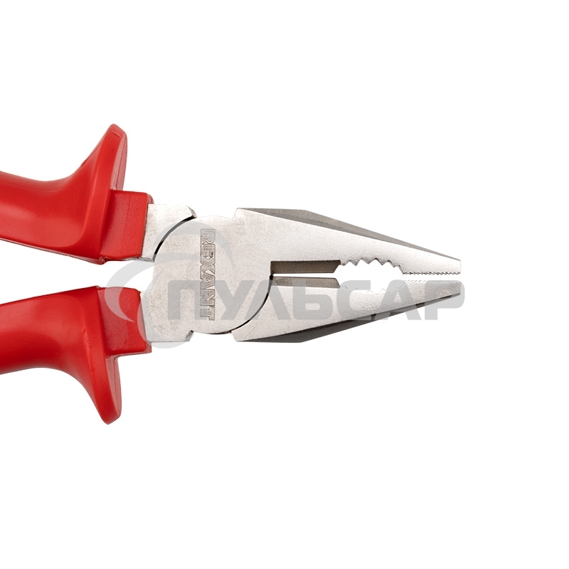 Плоскогубцы комбинированные Rexant 180 мм никелированные, двухкомпонентные рукоятки