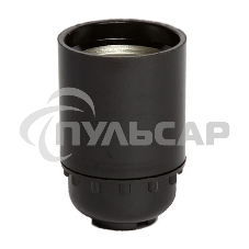 Патрон подвесной карболитовый Iek EPK10-04-01-K01 Пкб27-04-К01, Е27, черный, стикер на изделии, IEK