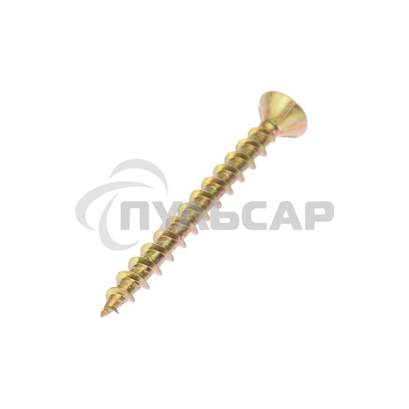 Саморез оконный KRANZ острый, 4.1х40, желтый цинк, упаковка поставщика ( 6 000 шт. )