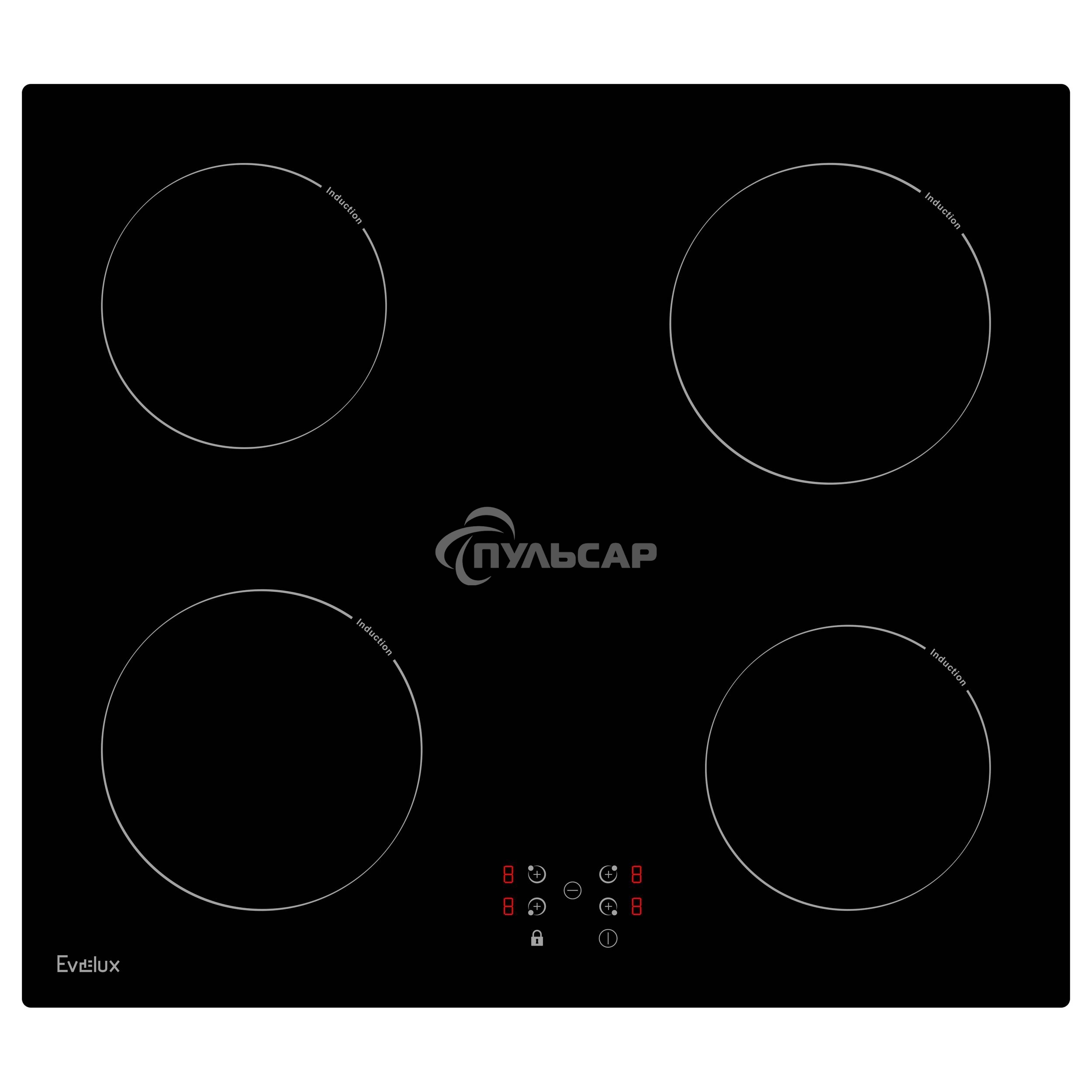 Индукционная варочная панель Evelux HEI 640 B
