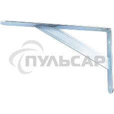 Кронштейн усиленный 500 х 350 х 30 х 4 мм, оцинкованный Сибртех