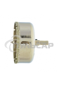 Сверло по керамической плитке и стеклу, 68 х 55 мм, 6 гр.хв-к, с центр. сверлом Сибртех