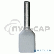 Наконечник-гильза изол. НГИ2 4.0-12 сер. (уп.100шт) ИЭК UTE10-D4-0-100