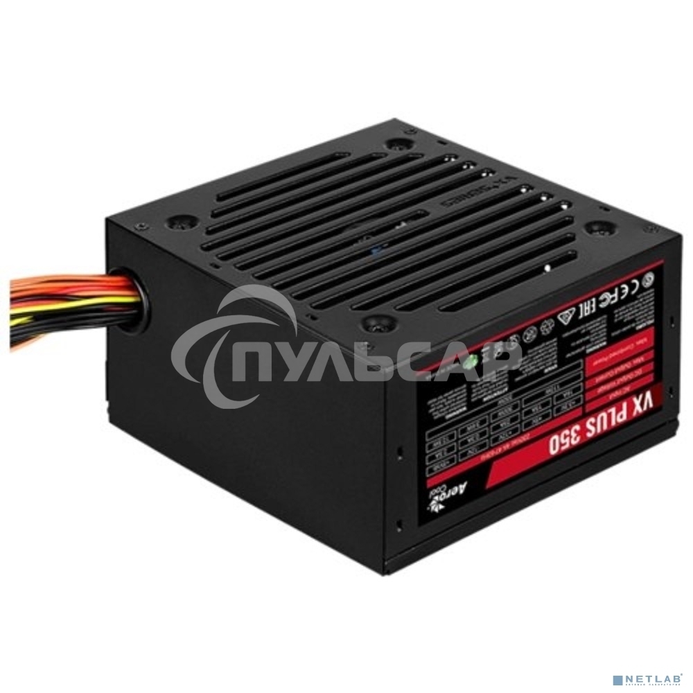 Блок питания Aerocool / Formula VX-350 PLUS, 350Вт, 120мм, черный