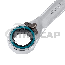 Набор ключей комбинированных с трещоткой, 8 - 19 мм, 7шт., реверсивные, CrV Gross