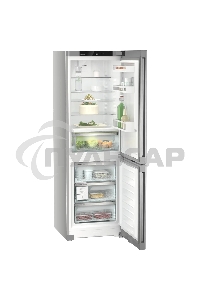 Холодильник Liebherr Plus CBNsdc 522i-22 001 серебристый SmartSteel двухкамерный 216/94л морозилка снизу, No Frost