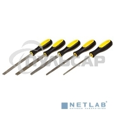 Набор STAYER 1681-15-H5_z01 PROFI Напильники: плоский,полукруглый,трехгран,квадратный,круглый,№2