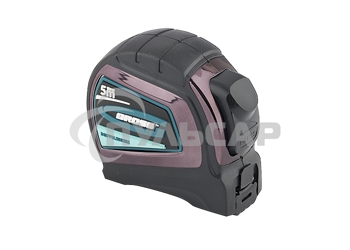 Рулетка GROSS 31123''doppelhaken'' 5м x 19мм двухсторонний зацеп нейлон двуст. шкала автоматич