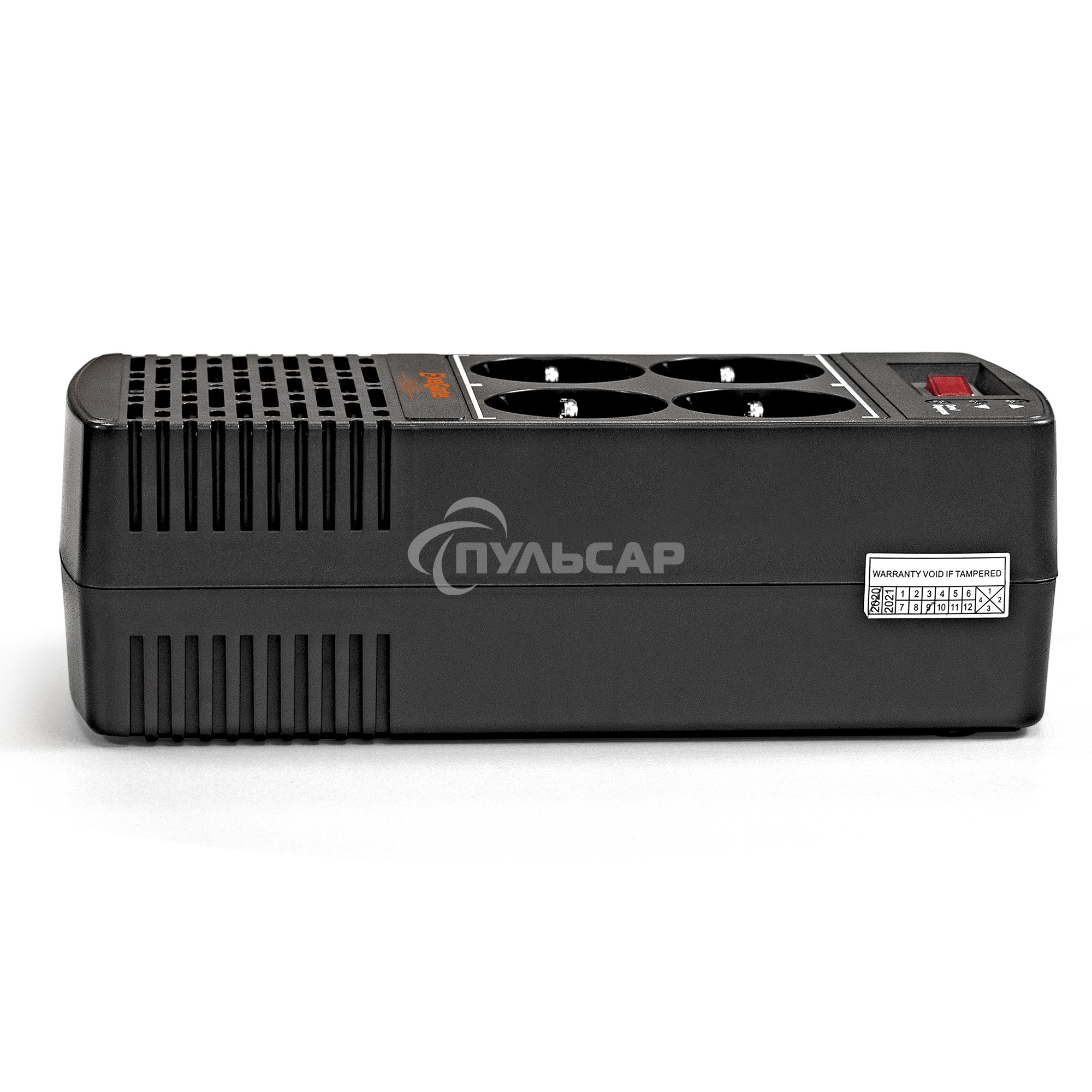 Стабилизатор ExeGate Power AD5000-500 (500VA/300W, диапазон 150...280В, 4 евророзетки)