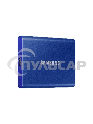 Внешний SSD Samsung T7, 1TB, USB 3.2 Gen 2 Type-C, R/W 1050/1000, синий