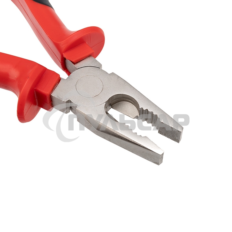 Плоскогубцы комбинированные Rexant 180 мм никелированные, двухкомпонентные рукоятки