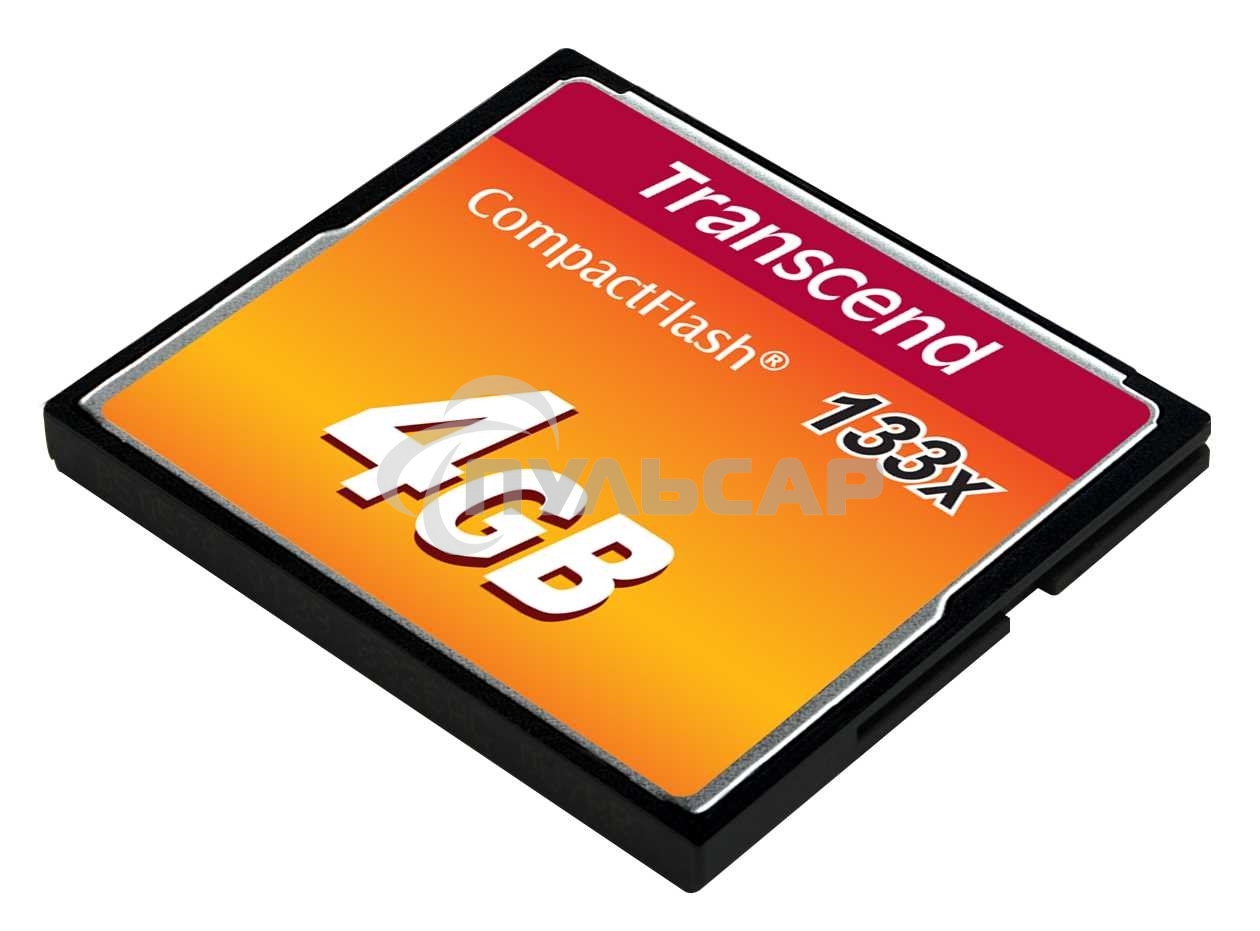 Флеш карта CF 4Gb 133x Type I Transcend (TS4GCF133)