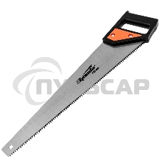 Ножовка по дереву Sparta 450 мм, 5-6 TPI, каленый зуб, пластиковая рукоятка