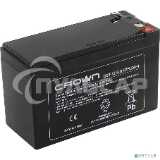 Батарея CROWN CBT-12-9.2 (12V 9.2Ah) F2 срок службы 5 лет