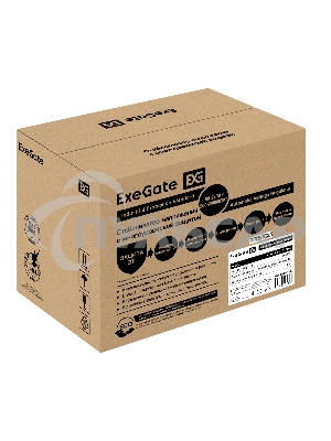Стабилизатор напряжения ExeGate Expert Turbo AST-3000 (3000ВА, вход 80-260В, цветной дисплей, выход 220В±8%, КПД 98%, 5 уровней защиты, метал. корпус, 2*Schuko+клем.колодка, RTL)