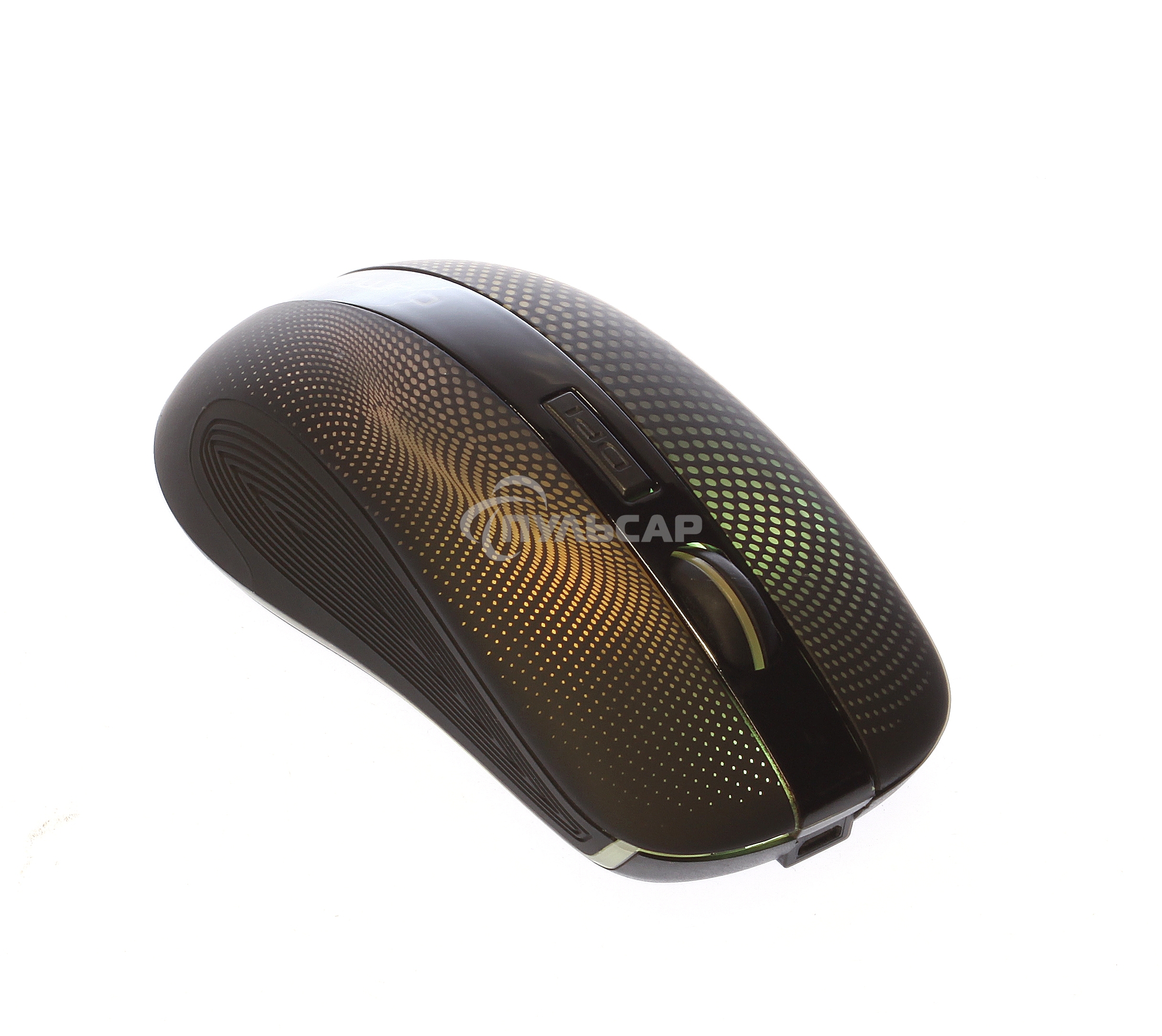 Мышь беспроводная Qumo Comfort M18 черный, 2400 dpi, радиоканал, USB, кнопки - 6