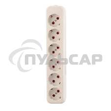 Колодка удлинителя 6-м с заземл. Lezard 720-0600-601