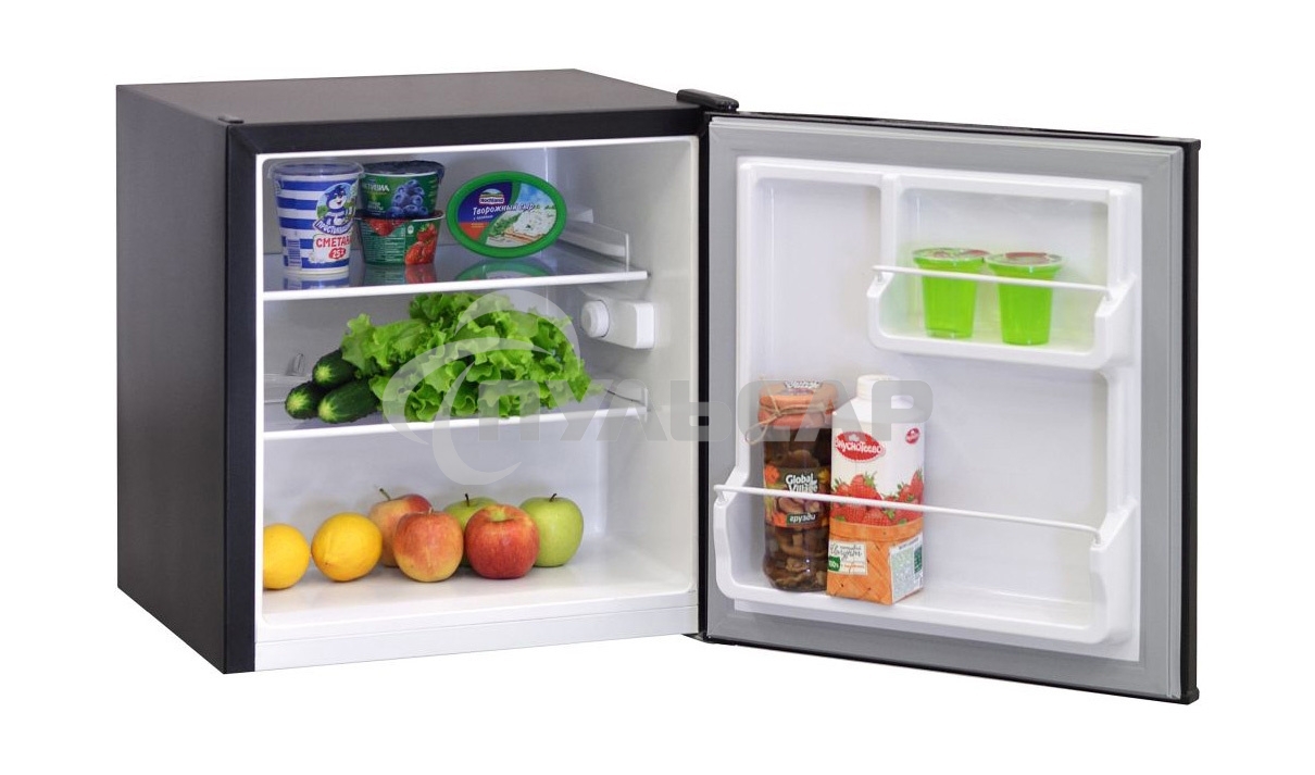 Холодильник Nordfrost NR 506 B черный матовый однокамерный 59 л