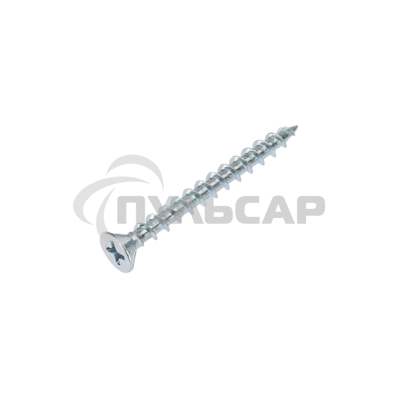 Саморез оконный KRANZ острый, 4.1х40, белый цинк, упаковка поставщика ( 6 000 шт. )