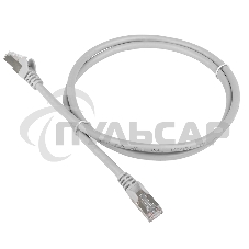 Патч-корд Lanmaster TWT-45-45-5.0/S-GY 5м FTP Cat 5e Grey