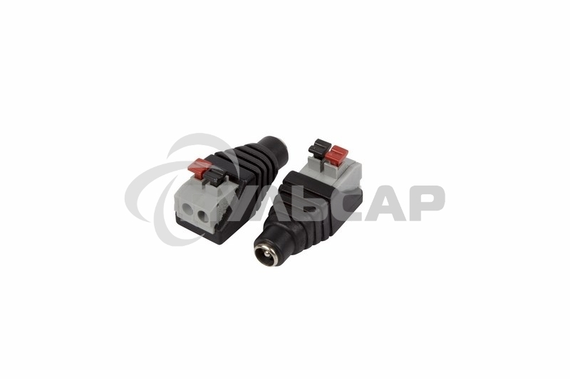 Разъем питания гнездо 2.1х5.5 с быстрозажимной колодкой (блистер) Rexant