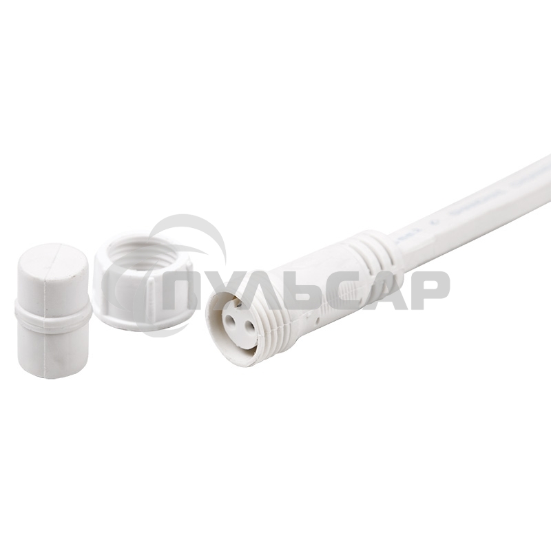 Гирлянда Neon-night LED Galaxy Bulb String 10м, белый каучук, 30 ламп*6 LED теплый белый, влагостойкая IP65