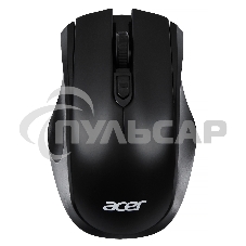 Мышь беспроводная Acer OMR030 черный, 1600 dpi, радиоканал, USB, кнопки - 4