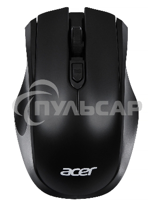 Мышь беспроводная Acer OMR030 черный, 1600 dpi, радиоканал, USB, кнопки - 4