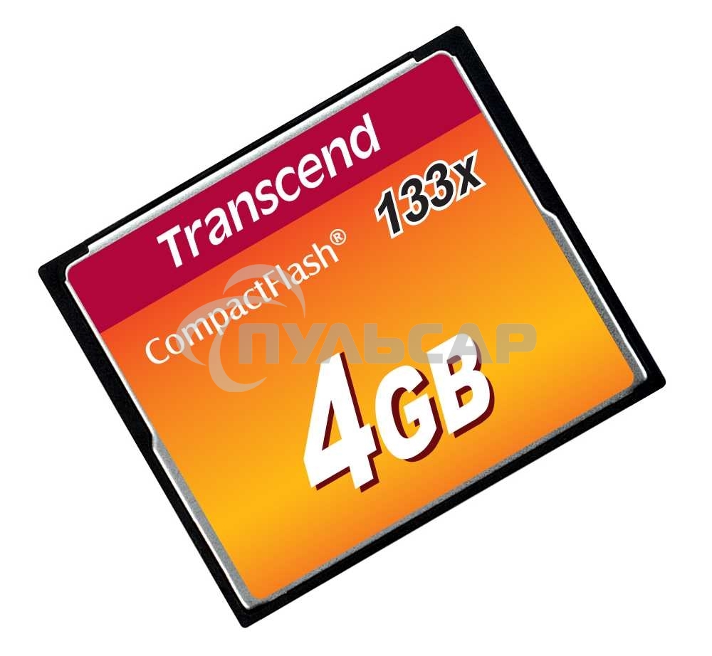 Флеш карта CF 4Gb 133x Type I Transcend (TS4GCF133)
