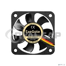 Вентилятор для корпуса ExeGate ExtraSilent ES05010S3P черный, 50 мм, 5000 об/мин, 28 дБ, 3 pin