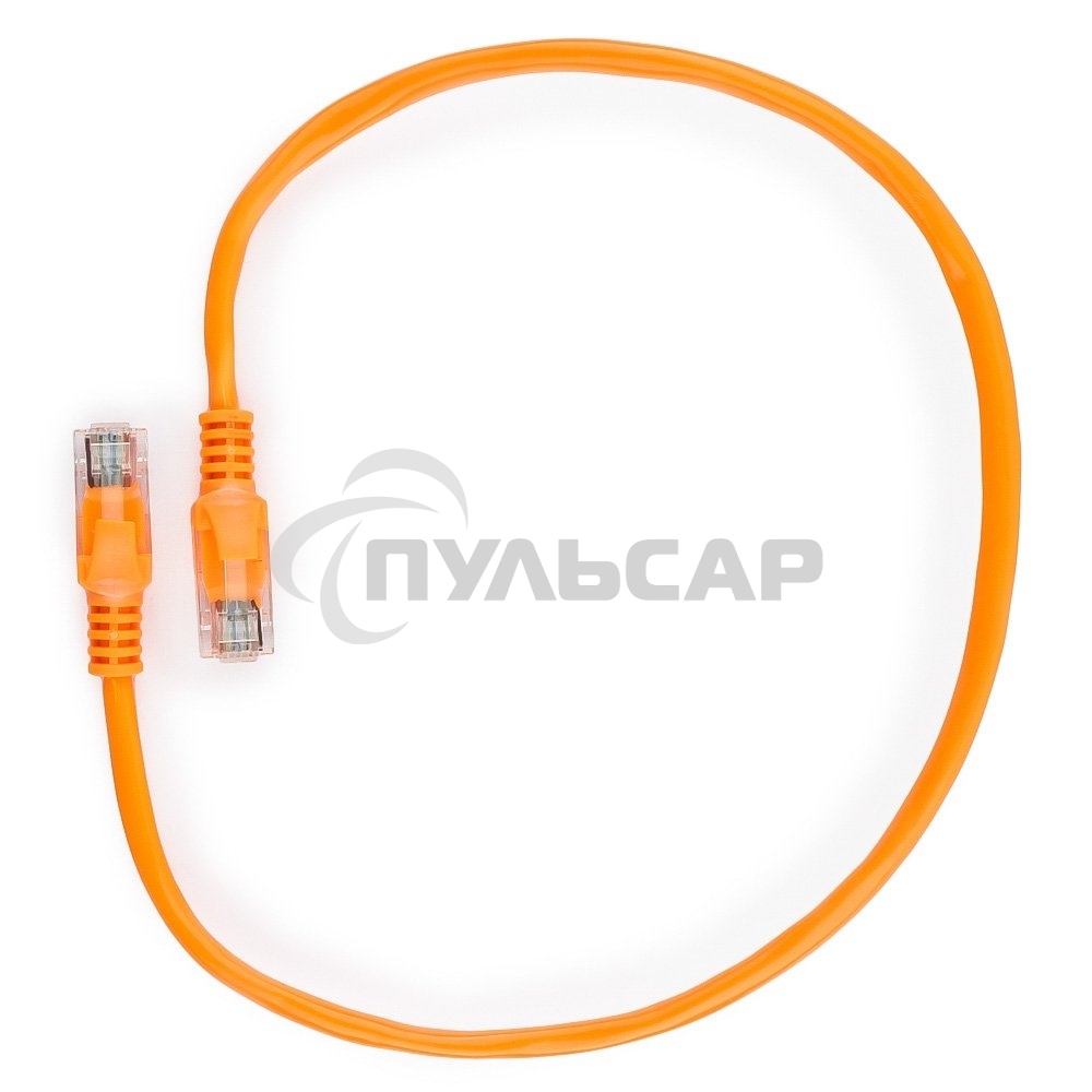 Патч-корд UTP Cablexpert PP12-0.5M/O кат. 5e, 0.5м, литой, многожильный (оранжевый)