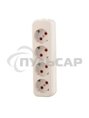 Колодка удлинителя 4-м с заземл. Lezard 720-0400-401