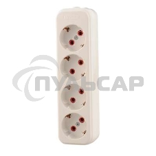 Колодка удлинителя 4-м с заземл. Lezard 720-0400-401 Колодка удлинителя 4-м с заземл. Lezard 720-0400-401