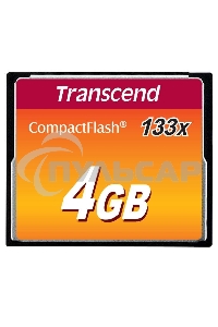 Флеш карта CF 4Gb 133x Type I Transcend (TS4GCF133)
