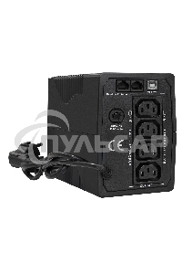 Источник бесперебойного питания ExeGate Power Smart ULB-1000.LCD.AVR.4C13.RJ.USB 1000VA/550W, LCD, AVR, 4*C13, RJ45/11,USB, черный