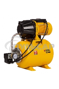 Насосная станция PS1100С, 1100 Вт, 4500 л/ч, ресивер 24 л, подъем 46 м, чугун Denzel