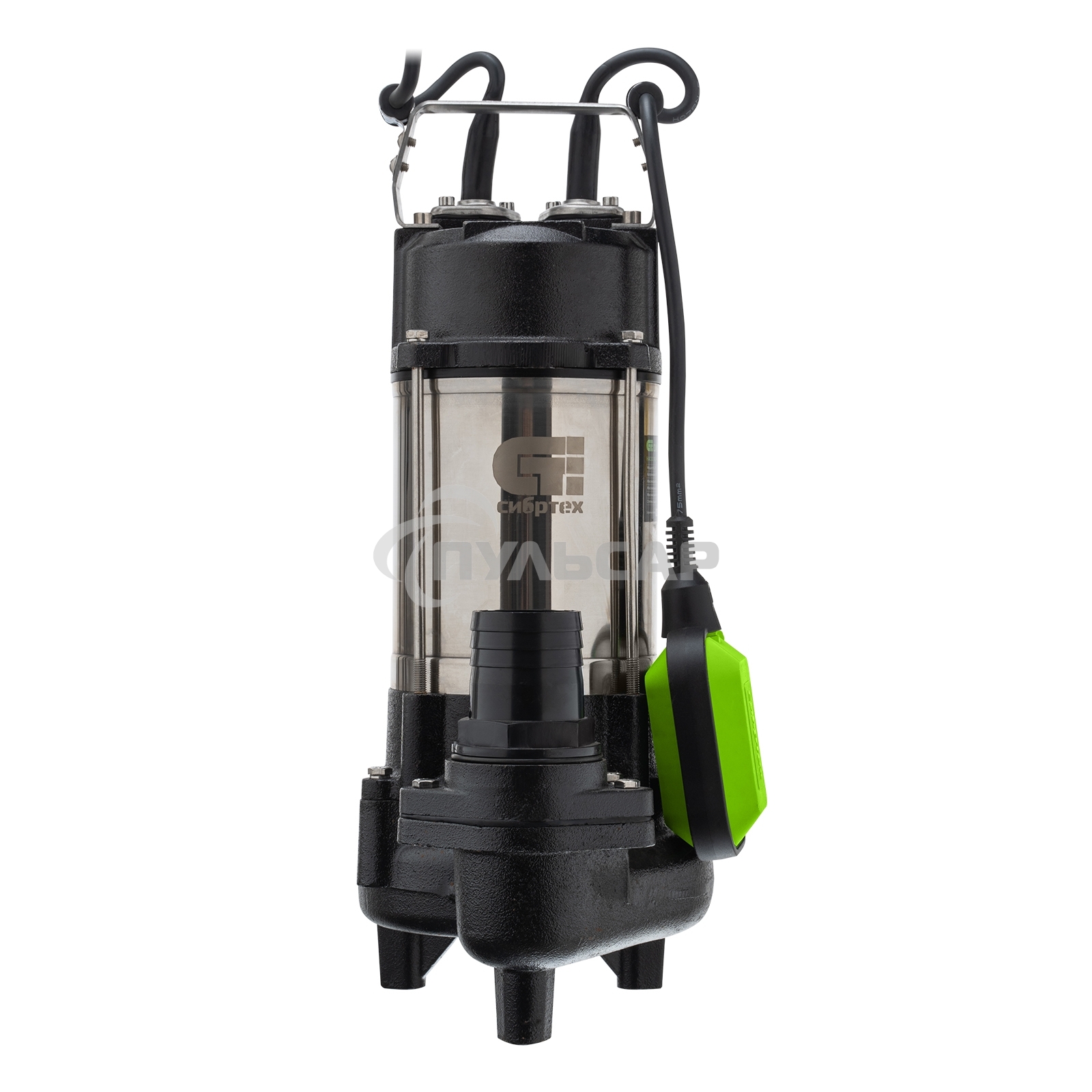 Фекальный насос Сибртех СФН450, 450 Вт, напор 15 м, 21000 л/ч 99802
