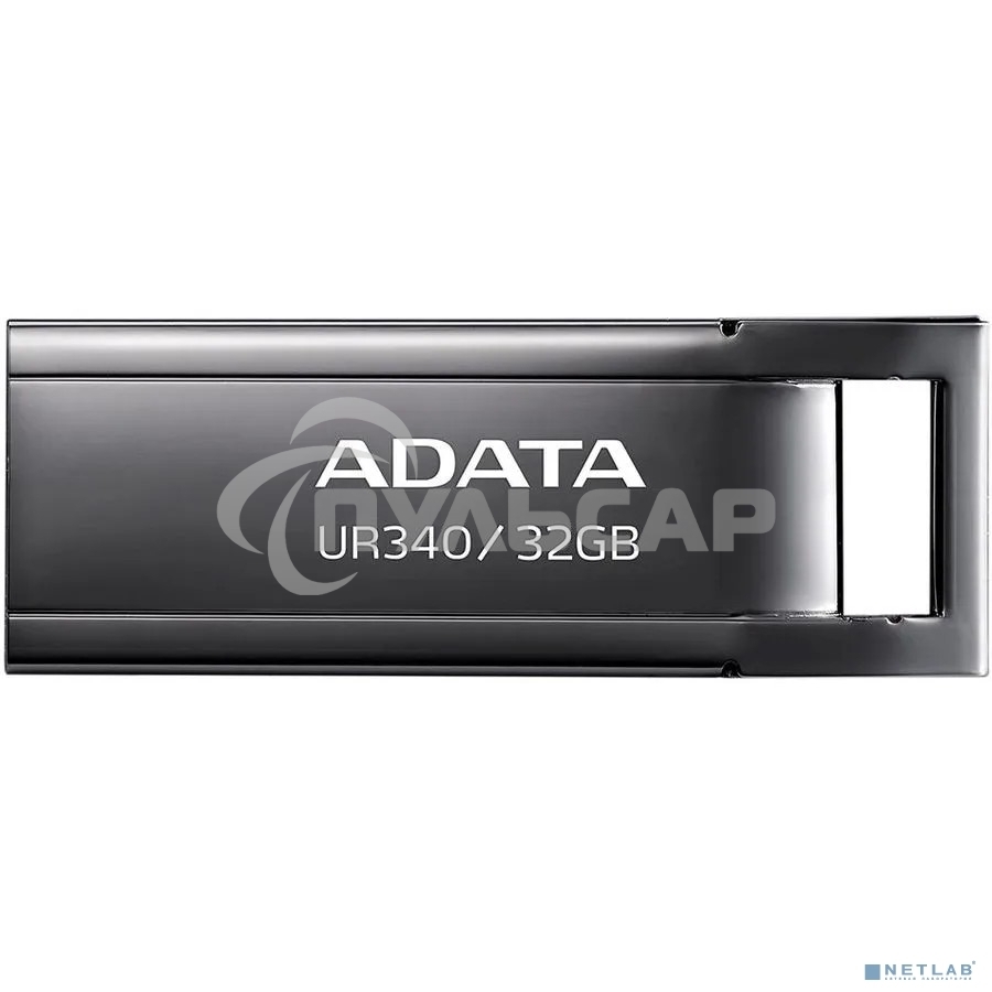 Флешка USB ADATA UR340 (AROY-UR340-32 GbK), 32 Gb, USB 3.2, R/W 100/30, черный