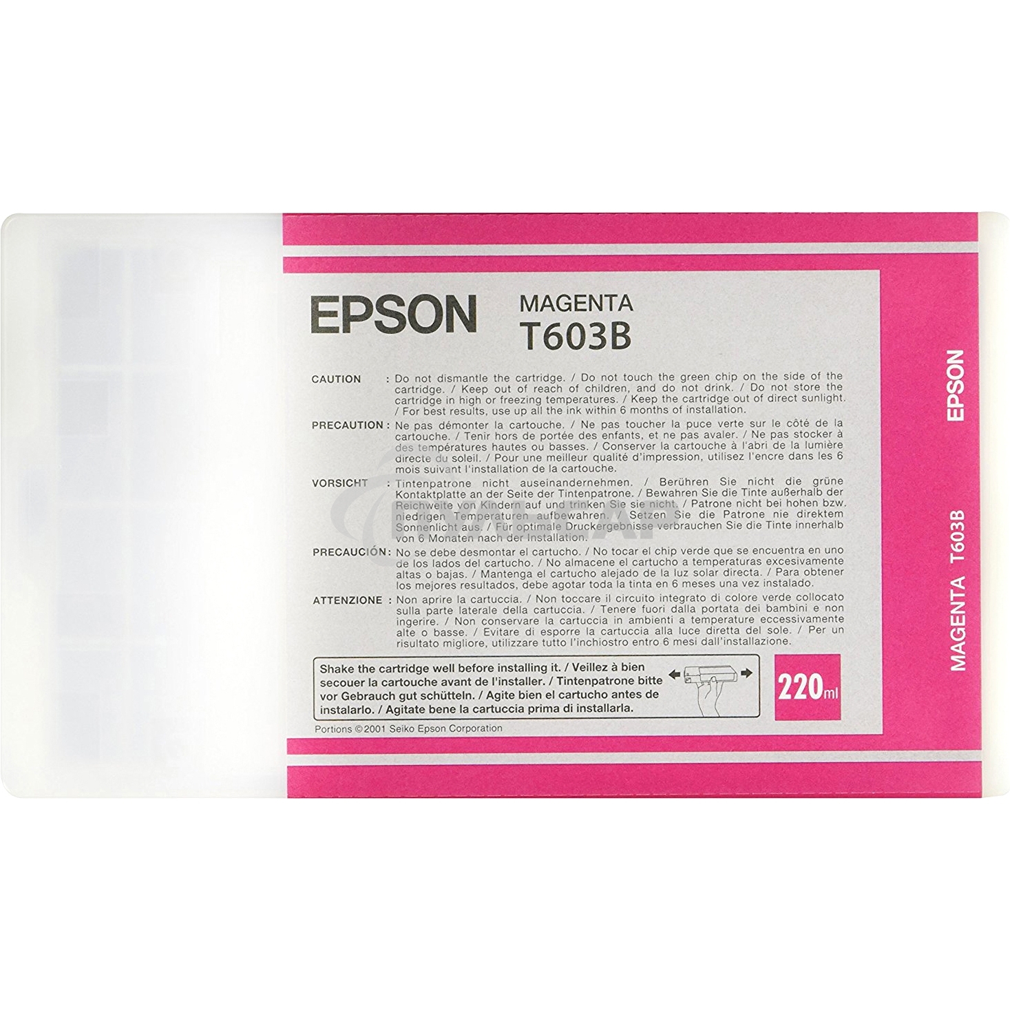 Картридж струйный Epson C13T603B00 пурпурный (220 мл) для Epson St Pro 7800/9800