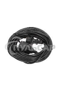 Удлинитель-шнур PROconnect ПВС 3х0,75мм², 20м, с/з, 6А, 1300Вт, IP20, черный