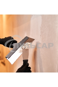 Шпатель фасадный 300 мм нержавеющая сталь, пластмассовая ручка Rexant