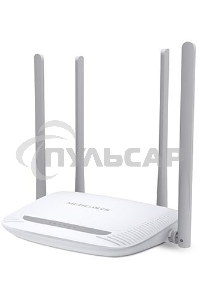 Беспроводный маршрутизатор Mercusys MW325R, 300Мбит/с,4 порта 100 Мбит/с, 4 фиксированных антенны