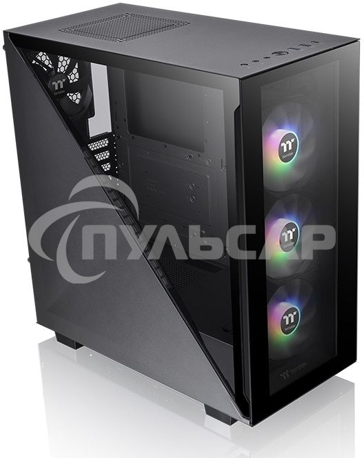 Компьютерный корпус Thermaltake Divider 300 TG ARGB черный без БП ATX 2x120мм 2xUSB 3.0 audio front door bott PSU